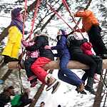 В России проводили зиму