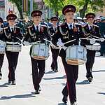 Военный парад в Астрахани