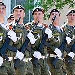Военный парад в Астрахани