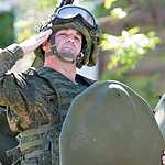 Военный парад в Астрахани