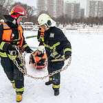 В Строгино прошли учения МЧС по спасению на воде