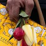 April 30, 2020, Moscow, Russia: flowers for girlfriend.