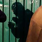 April 23, 2020, Moscow, Russia: Shadow of hunger.