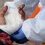 April 25, 2020, Moscow, Russia: hand of help.