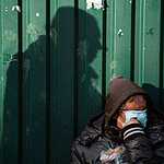 May 2, 2020, Moscow, Russia: homeless people.