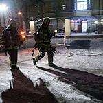 Пожар в Таганском суде Москвы 
