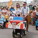 Парад детских колясок в Парке Горького